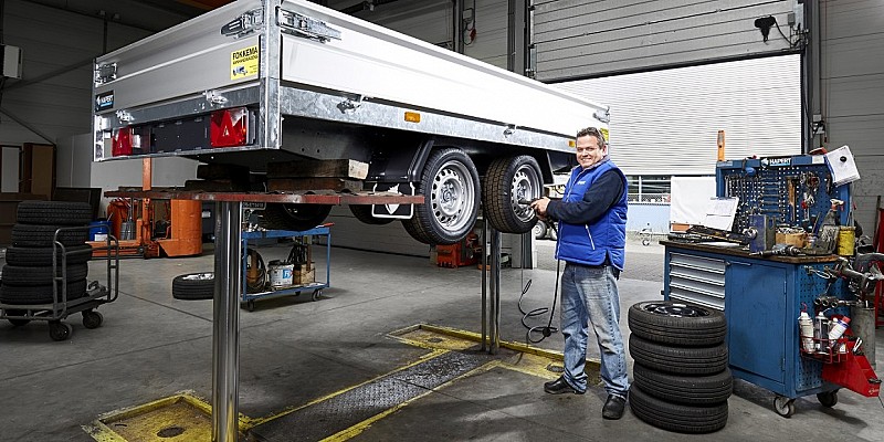 De werkplaats van Handelsonderneming S. de Jong